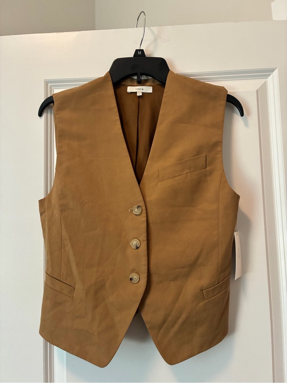 Vince Camel Brown Tailored Women's Vest